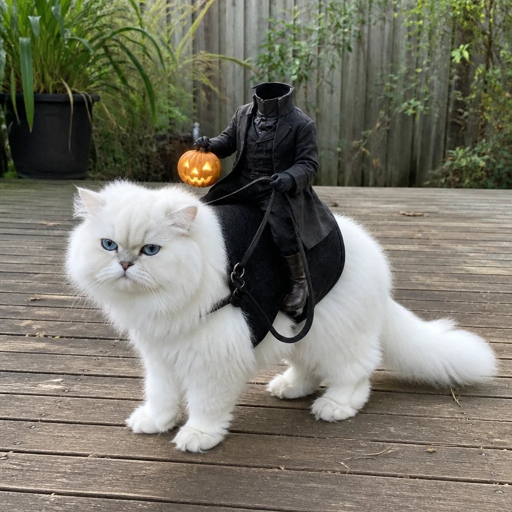 Halloween Headless Horseman Cosplay Costume for Pets