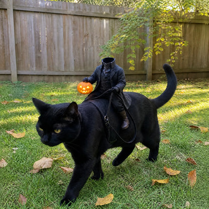 Halloween Headless Horseman Cosplay Costume for Pets