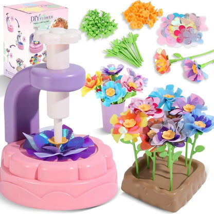 Kaiwatoy®DIY Flower Bouquet Making Kit for Kids — Fun Fabric Craft Set