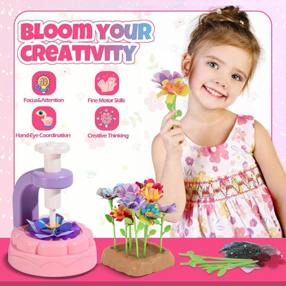 Kaiwatoy®DIY Flower Bouquet Making Kit for Kids — Fun Fabric Craft Set