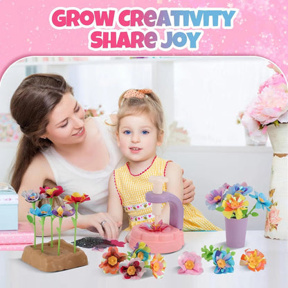 Kaiwatoy®DIY Flower Bouquet Making Kit for Kids — Fun Fabric Craft Set