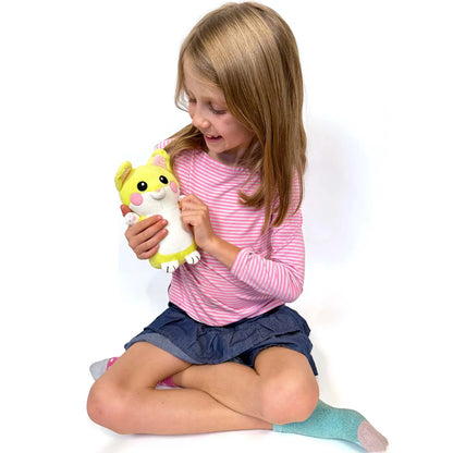 Glow in the Dark Bunny Plush Toy with LED Pen